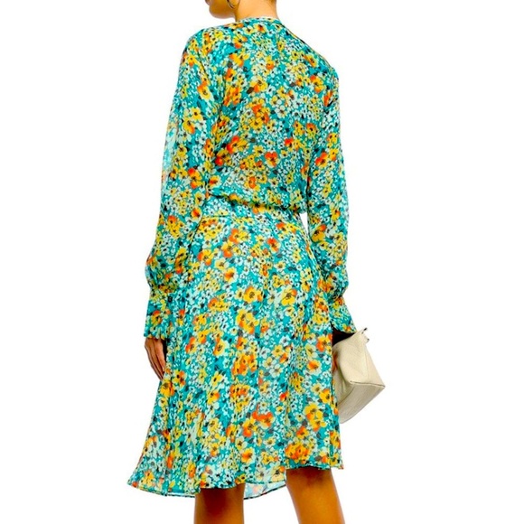 Equipment Georgette silk long sleeve dress - Picture 4 of 11